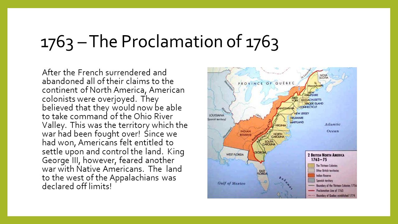 Proclamation of 1763 native lands essay